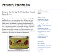 Tablet Screenshot of preppersbugoutbag.com